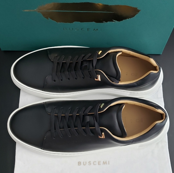 BUSCEMI Uno Low Top Sneakers (Black) - Picture 4 of 4